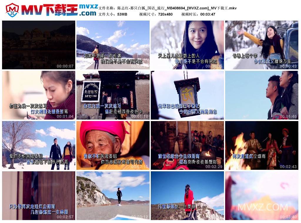 陈志红-那只白狐_国语_流行_MB408694